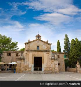 Majorca esglesia del Calvari church in Pollenca Pollensa at Mallorca spain