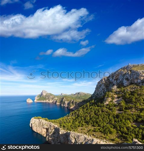 Majorca mirador Formentor Cape in Mallorca island of spain