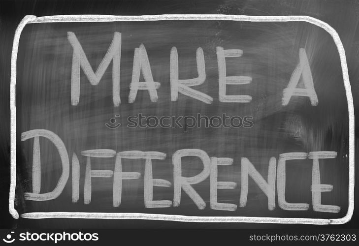 Make A Difference Concept