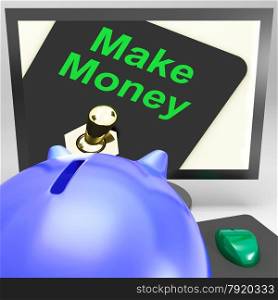 Make Money On Monitor Shows Investment Guide And Business Advices