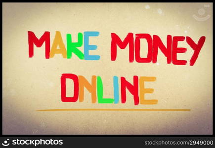 Make Money Online Concept