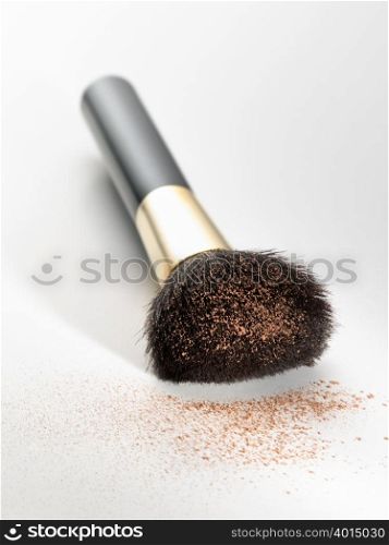 Make up brush and make up