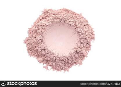 Make up powder isolated on white background