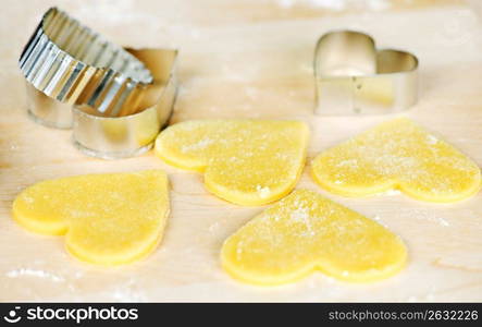 Making shortbread cookies