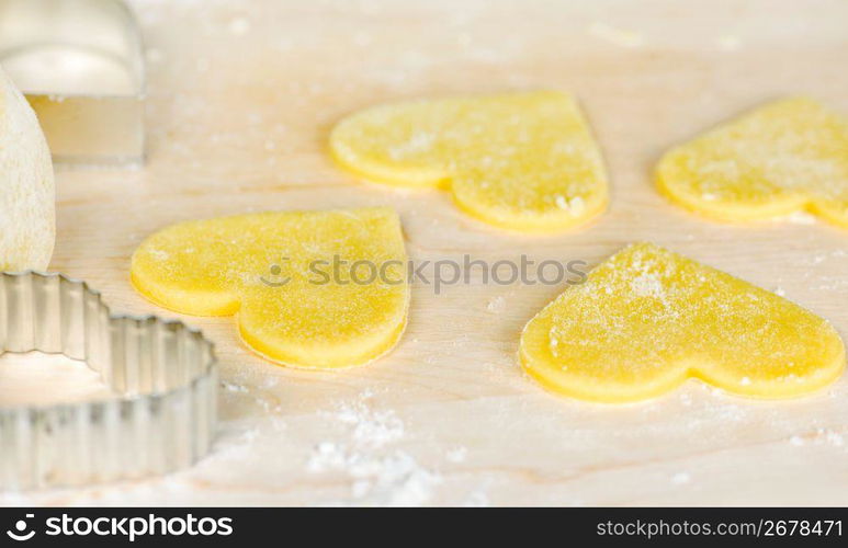 Making shortbread cookies