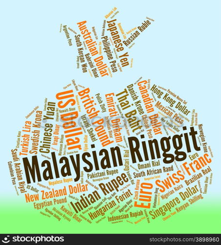 Malaysian Ringgit Showing Exchange Rate And Coinage