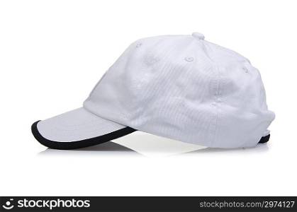 Male baseball hat isolated on white