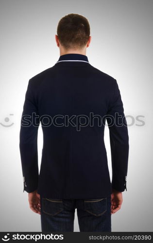 Male coat isolated on the white