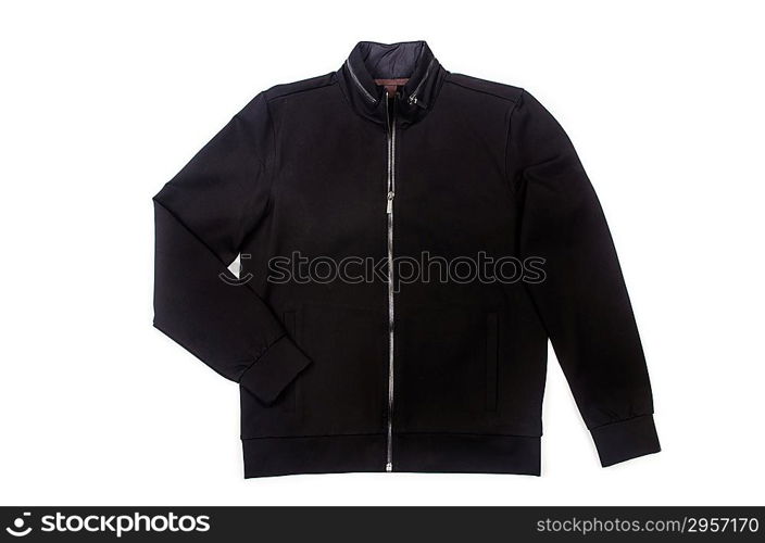 Male coat isolated on the white