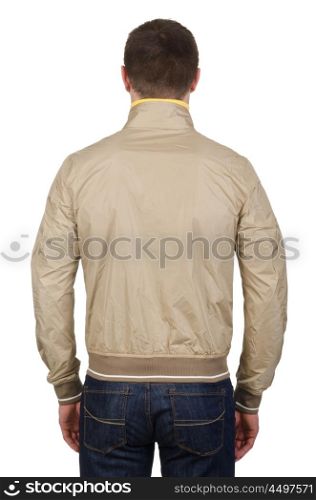 Male coat isolated on the white