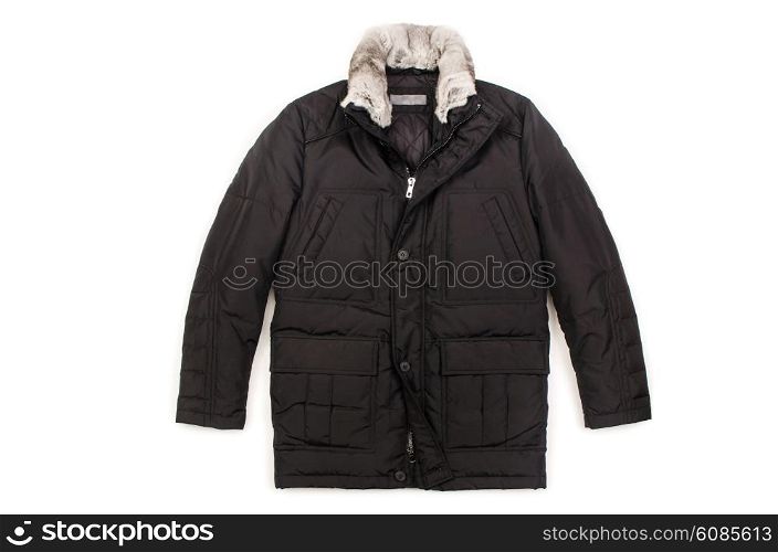 Male coat isolated on the white