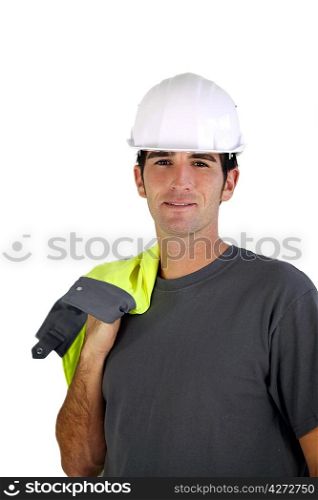 Male construction worker