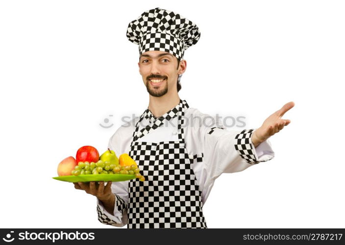 Male cook in the apron