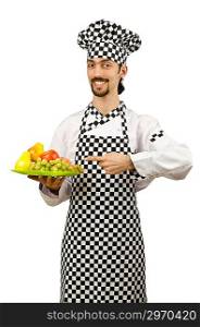 Male cook in the apron