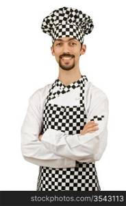 Male cook in the apron