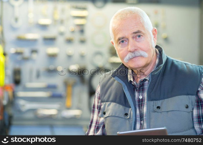 male customer at hardware store