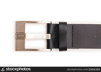 Male elegant belt isolated on the white