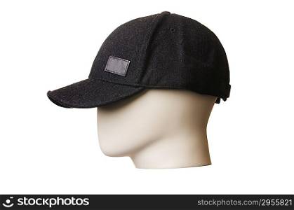 Male hat isolated on white