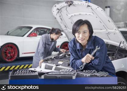 Male Mechanic in Auto Repair Shop