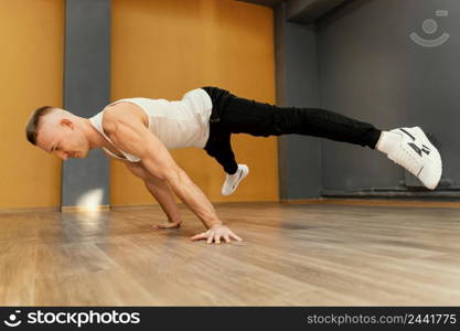 male performing breakdance 5