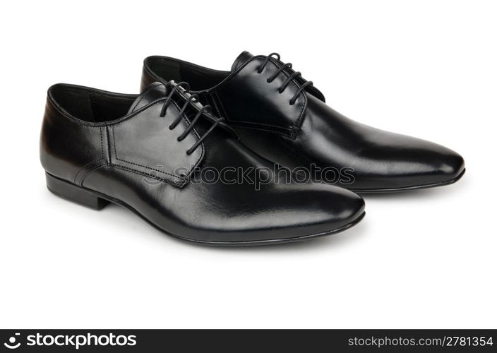 Male shoes in fashion concept