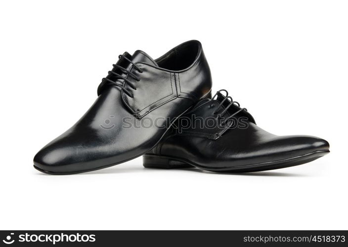 Male shoes in fashion concept