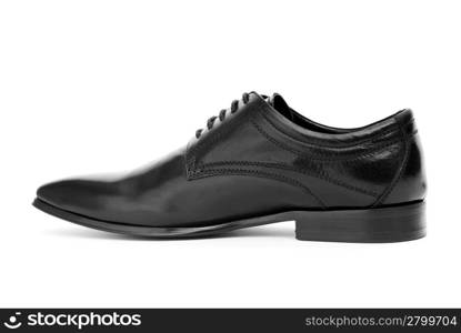 Male shoes isolated on the white background