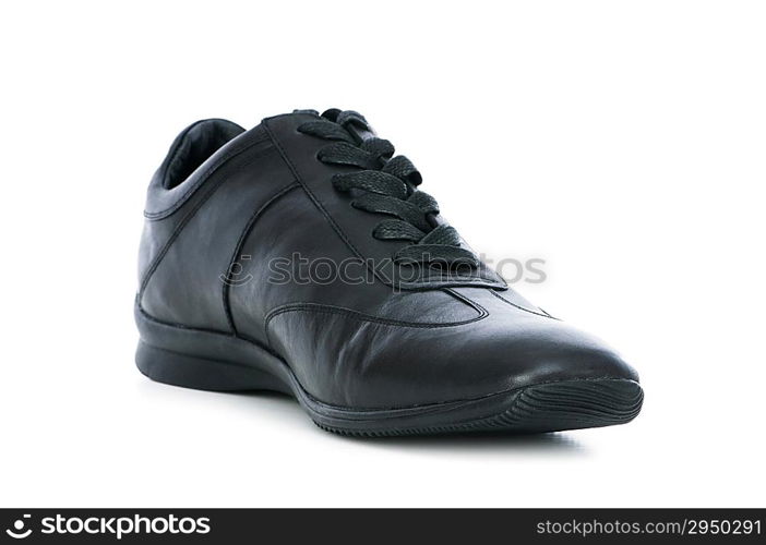 Male shoes isolated on the white background