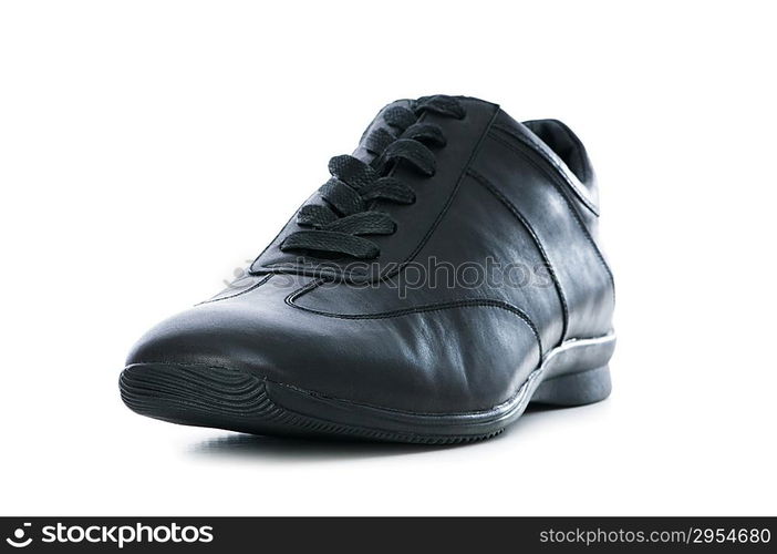 Male shoes isolated on the white background