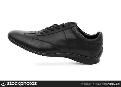 Male shoes isolated on the white background