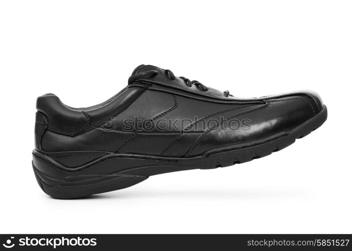 Male shoes isolated on the white background