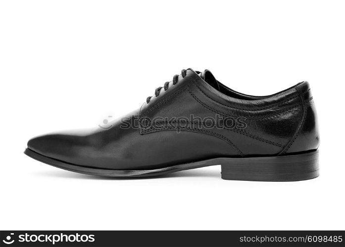 Male shoes isolated on the white background