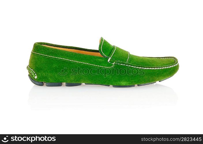 Male shoes isolated on white