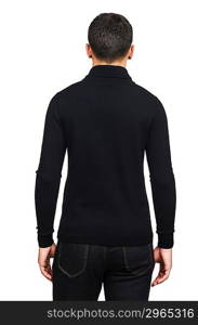 Male sweater isolated on the white