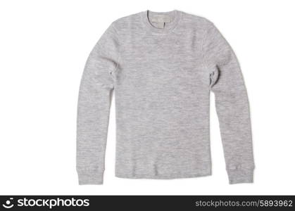 Male sweater isolated on the white