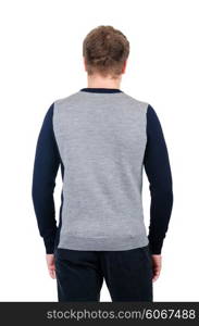 Male sweater isolated on the white