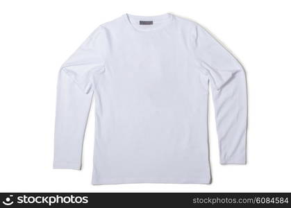 Male sweater isolated on the white