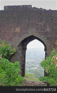 Malhargad is a hill fort in western India near Saswad, 30 kilometres from Pune. It is also known as Sonori Fort due to the village of Sonori being situated at its base.