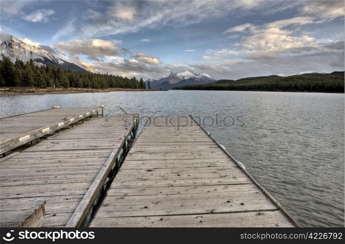 Maligne Lake Jasper Alberta scenic view beauty