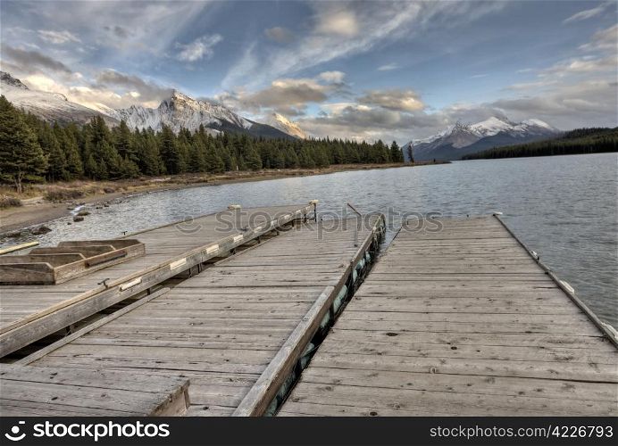 Maligne Lake Jasper Alberta scenic view beauty