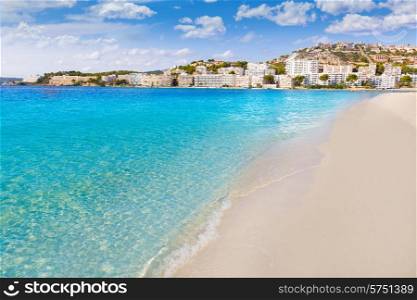 Mallorca Cala Santa Ponsa Ponca beach in Calvia Majorca Balearic islands of Spain