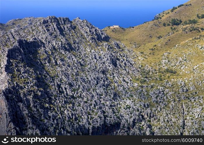 Mallorca mountain view in the north of the island, Spain