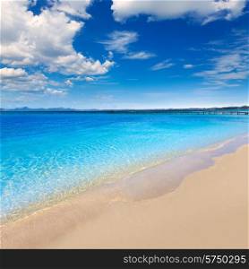 Mallorca Platja de Alcudia beach in Majorca Balearic islands