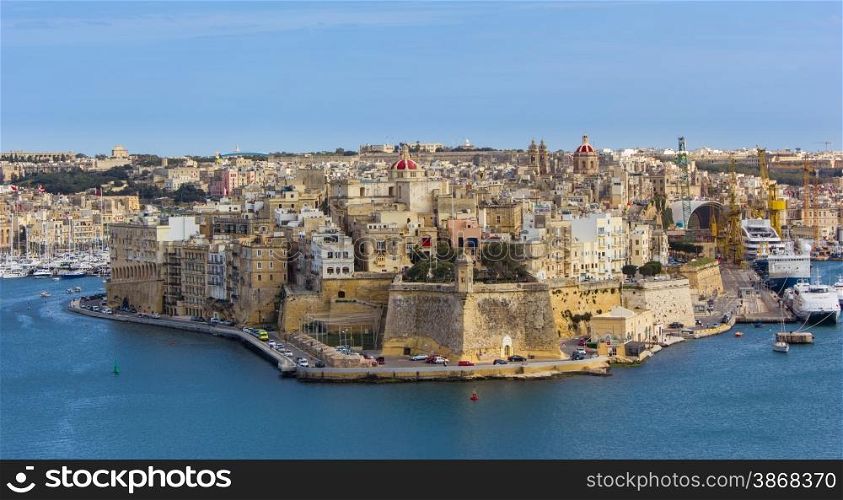 Malta Fort St. Angelo. Fort St Angelo is a large fortification that is not known exactly when it was built