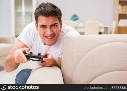 Man addicted to computer games