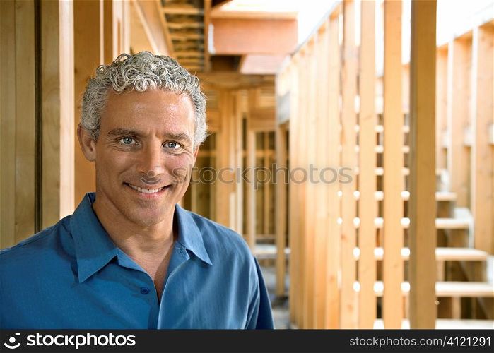 Man At Construction Site