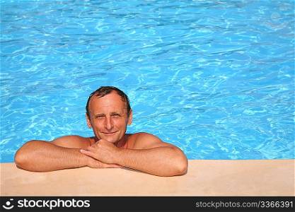 Man at the pool board