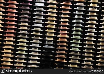 man business fashion concept, Ties on the shelf of a shop