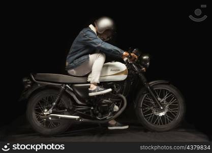 man cafe racer style motorbike_2