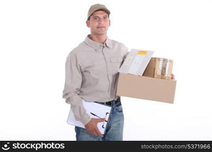 Man delivering post